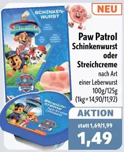 Aktiv Irma Paw Patrol Schinkenwurst oder Streichcreme Angebot