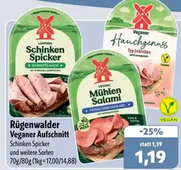 Aktiv Irma Rügenwalder Veganer Aufschnitt Angebot
