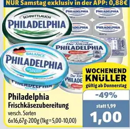 Aktiv Irma Philadelphia Frischkäsezubereitung Angebot