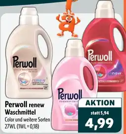 Aktiv Irma Perwoll renew Waschmittel Angebot