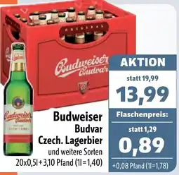 Aktiv Irma Budweiser Budvar Czech Lagerbier Angebot