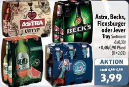Aktiv Irma Astra, Becks, Flensburger oder Jever Angebot
