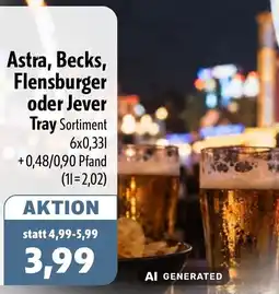 Aktiv Irma Astra, Becks, Flensburger oder Jever Angebot