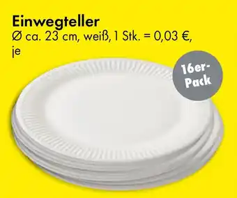 TEDi Einwegteller Angebot