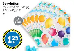 TEDi Servietten Angebot