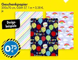 TEDi Geschenkpapier Angebot