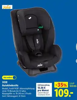 Lidl JOIE Autokindersitz Angebot
