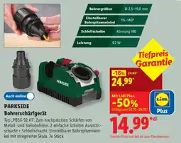 Lidl PARKSIDE Bohrerschärfgerät Angebot