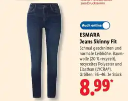 Lidl ESMARA Jeans Skinny Fit Angebot