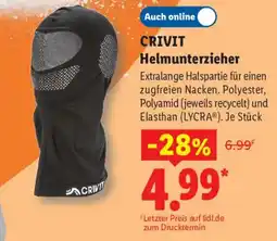 Lidl CRIVIT Helmunterzieher Angebot