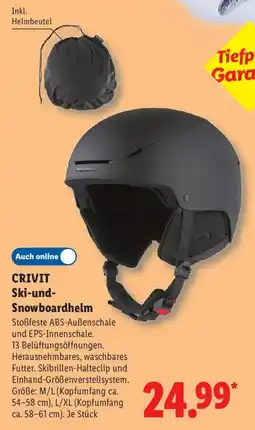 Lidl CRIVIT Ski-und-Snowboardhelm Angebot