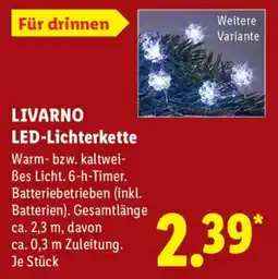 Lidl LIVARNO LED-Lichterkette Angebot