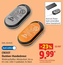 Lidl CRIVIT Outdoor-Handwärmer Angebot