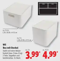 Lidl W5 Box mit Deckel Angebot