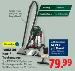 Lidl PARKSIDE Nass-/Trockensauger Angebot