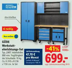 Lidl GÜDE Werkstatt-einrichtungs-Set Angebot