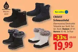 Lidl CRIVIT Schneestiefel Angebot