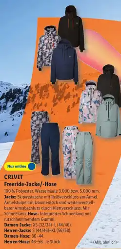 Lidl CRIVIT Freeride-Jacke/-Hose Angebot