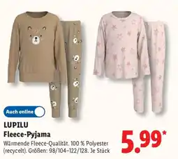 Lidl LUPILU Fleece-Pyjama Angebot