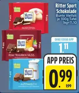 Edeka Ritter Sport Schokolade Angebot
