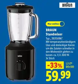 Lidl BRAUN Standmixer Angebot
