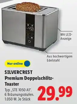 Lidl SILVERCREST Premium Doppelschlitz-Toaster Angebot