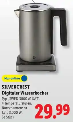 Lidl SILVERCREST Digitaler Wasserkocher Angebot