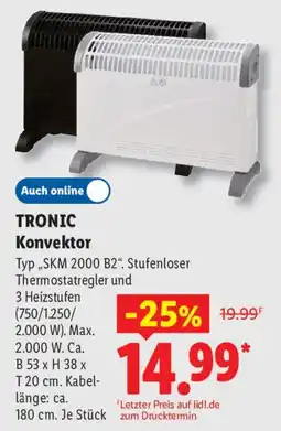 Lidl TRONIC Konvektor Angebot