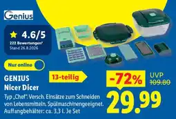 Lidl GENIUS Nicer Dicer Angebot