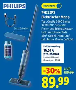 Lidl PHILIPS Elektrischer Mopp Angebot