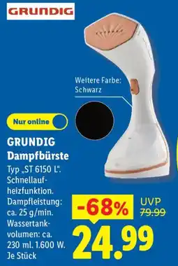 Lidl GRUNDIG Dampfbürste Angebot