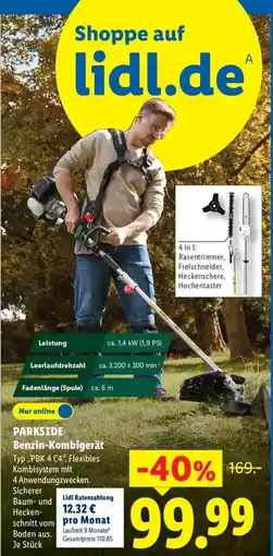 Lidl PARKSIDE Benzin-Kombigerät Angebot