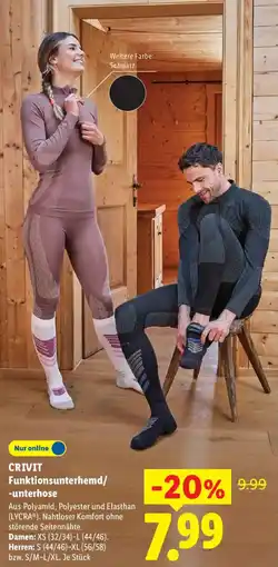 Lidl CRIVIT Funktionsunterhemd/-unterhose Angebot