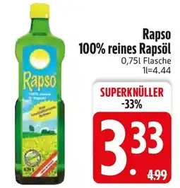 Edeka Rapso 100% reines Rapsöl Angebot
