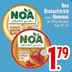 Edeka Noa Brotaufstrich oder Hummus Angebot