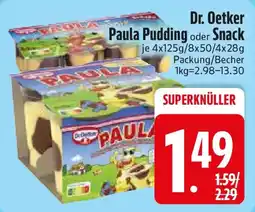 Edeka Dr. Oetker Paula Pudding oder Snack Angebot