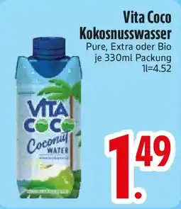 Edeka Vita Coco Kokosnusswasser Angebot