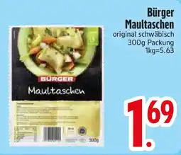 Edeka Bürger Maultaschen Angebot
