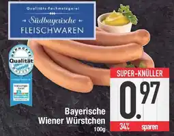 E-Center Bayerische Wiener Würstchen Angebot
