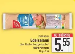 E-Center GUT & GÜNSTIG Delikatess Edelsalami Angebot