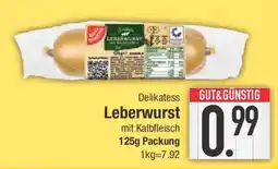 E-Center GUT & GÜNSTIG Delikatess Leberwurst Angebot