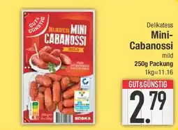 E-Center GUT & GÜNSTIG Delikatess Mini-Cabanossi Angebot