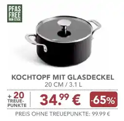 E-Center Kochtopf mit Glasdeckel Angebot
