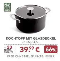 E-Center Kochtöpf mit Glasdeckel Angebot