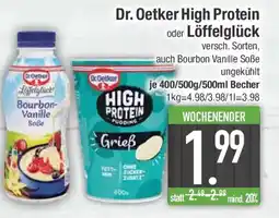 E-Center Dr. Oetker High Protein oder Löffelglück Angebot