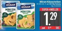 E-Center Milram Käsescheiben Angebot
