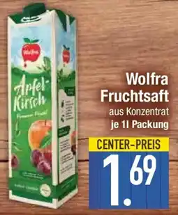 E-Center Wolfra Fruchtsaft Angebot