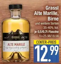 E-Center Grassl Alte Marille, Birne Angebot