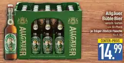 E-Center Allgäuer Büble Bier Angebot