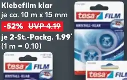 Kaufland Tesa Klebefilm klar Angebot